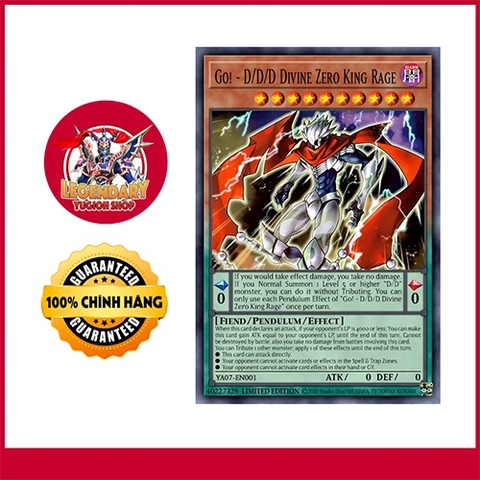 [EN][Thẻ Bài Yugioh Chính Hãng] Go! - DDD Divine Zero King Rage