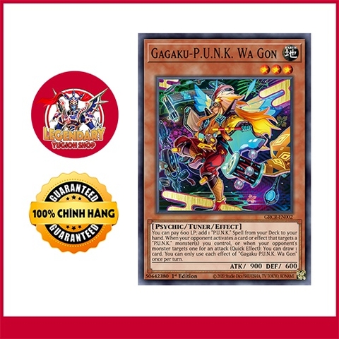 [EN][Thẻ Bài Yugioh Chính Hãng] Gagaku-P.U.N.K. Wa Gon