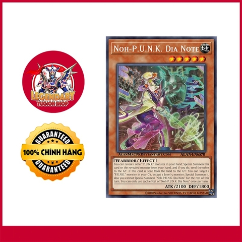 [JP][Thẻ Bài Yugioh Chính Hãng] Noh-P.U.N.K. Dia Note