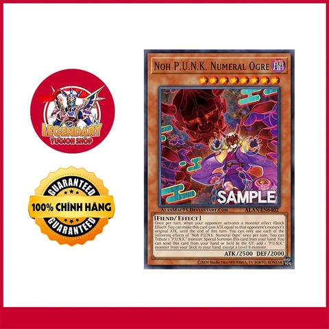 [JP][Thẻ Bài Yugioh Chính Hãng] Noh P.U.N.K. Numeral Ogre