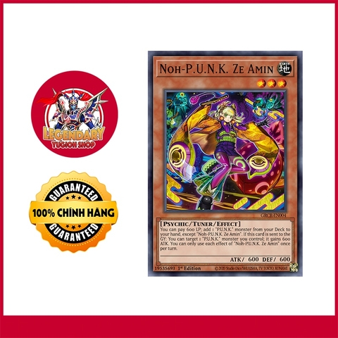 [EN-JP][Thẻ Bài Yugioh Chính Hãng] Noh-P.U.N.K. Ze Amin