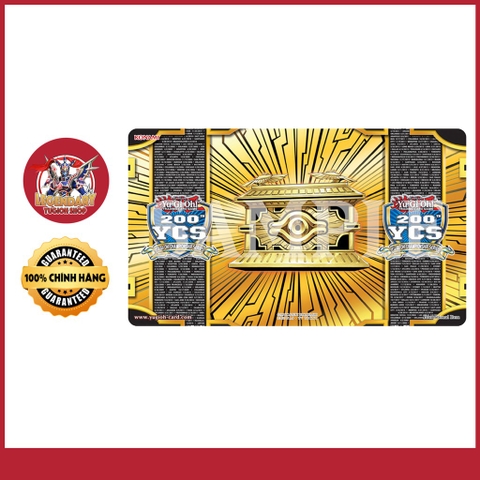 [Phụ Kiện Yugioh] Playmat Giải Thưởng Top 32 Kỷ Niệm YCS 200 Mỹ