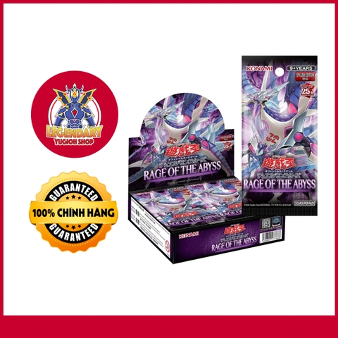 [Gói Bài Yugioh Chính Hãng] Booster Box - Pack Yugioh Rage Of The Abyss - AE