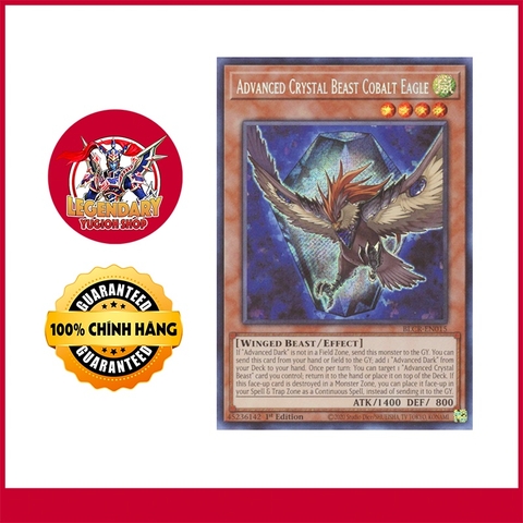 [Thẻ Bài Yugioh Chính Hãng] Advanced Crystal Beast Cobalt Eagle