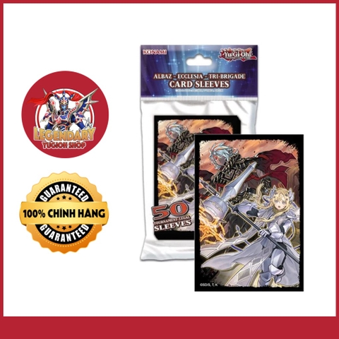 [Phụ Kiện Yugioh Chính Hãng] Sleeve Bọc Bài Konami Hình Albaz và Ecclesia