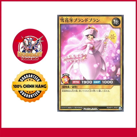 [Yugioh Rush Duel Chính Hãng] Blanc de Blanc the Snow Shadow Flower