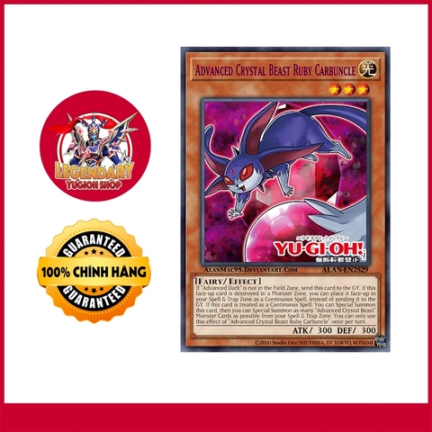 [Thẻ Bài Yugioh Chính Hãng] Advanced Crystal Beast Ruby Carbuncle