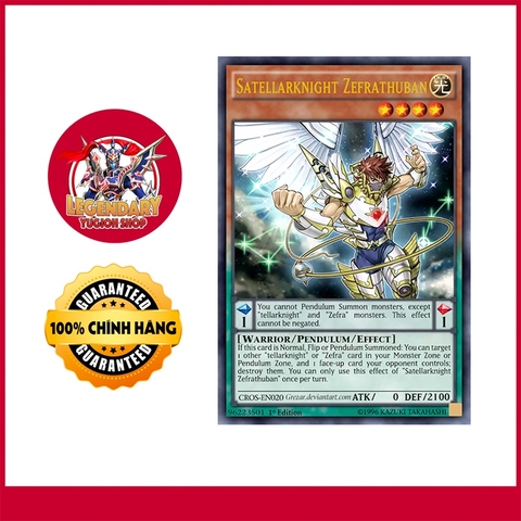 [EN-JP][Thẻ Bài Yugioh Chính Hãng] Satellarknight Zefrathuban