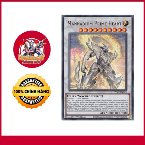 [Thẻ Bài Yugioh Chính Hãng] Mannadium Prime-Heart
