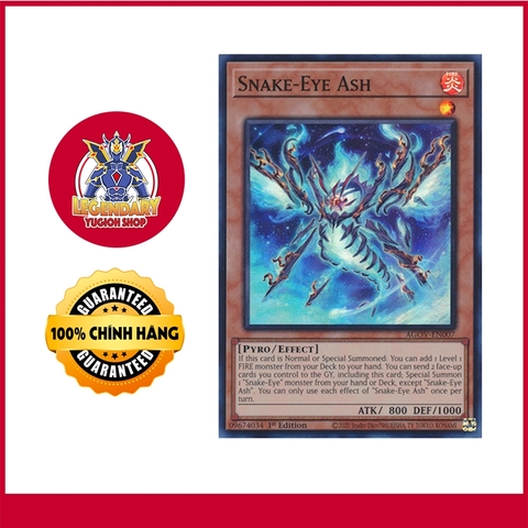 [Thẻ Bài Yugioh Chính Hãng] Snake-Eye Ash