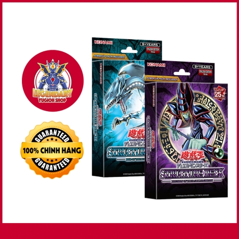 [Bộ Bài Yugioh Chính Hãng] Structure Deck AE: Illusion of the Dark Magicians và Rise of the Blue-Eyes - Asian English