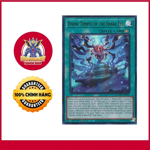 [Thẻ Bài Yugioh Chính Hãng] Divine Temple of the Snake-Eye