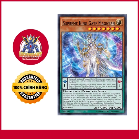 [Thẻ Bài Yugioh Chính Hãng] Supreme King Gate Magician