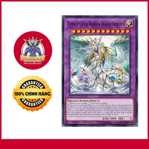 [Thẻ Bài Yugioh Chính Hãng] Ultimate Crystal Rainbow Dragon Overdrive
