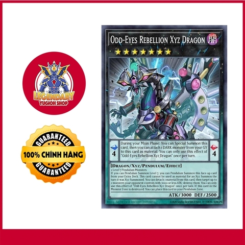 [Thẻ Bài Yugioh Chính Hãng] Odd-Eyes Rebellion Xyz Dragon