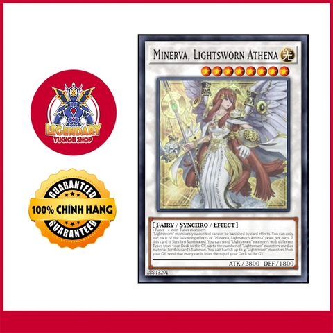 [Thẻ Bài Yugioh Chính Hãng] Minerva, the Athenian Lightsworn