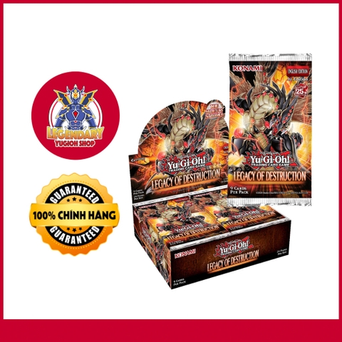 [Gói Bài Yugioh Chính Hãng] Booster Box - Pack Yugioh Legacy Of Destruction