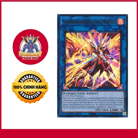 [Thẻ Bài Yugioh Chính Hãng] Salamangreat Raging Phoenix