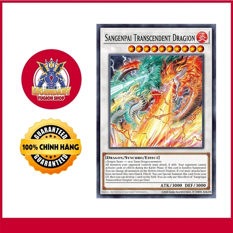 [Thẻ Bài Yugioh Chính Hãng] Sangenpai Transcendent Dragion