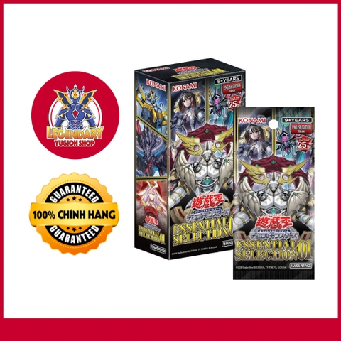 [Gói Bài Yugioh Chính Hãng] Essential Selection 01 - Asian English - Siêu Phẩm Meta 2024