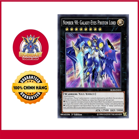 [Thẻ Bài Yugioh Chính Hãng] Number 90 Galaxy-Eyes Photon Lord