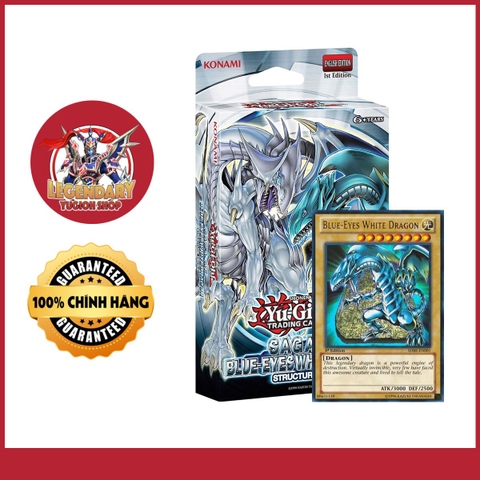 [EN][Bộ Bài Yugioh Chính Hãng] Structure Deck: Saga of Blue-Eyes White Dragon - SDBE