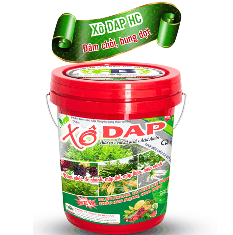 Xô DAP 18-46-0 – Hữu Cơ + Fulvat Acid + Acid Amin
