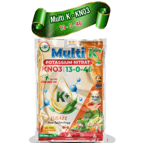 Multi K+ (POTASSIUM NITRAT KNO3 | 13-0-46) - Công Nghệ Israel Cao Cấp