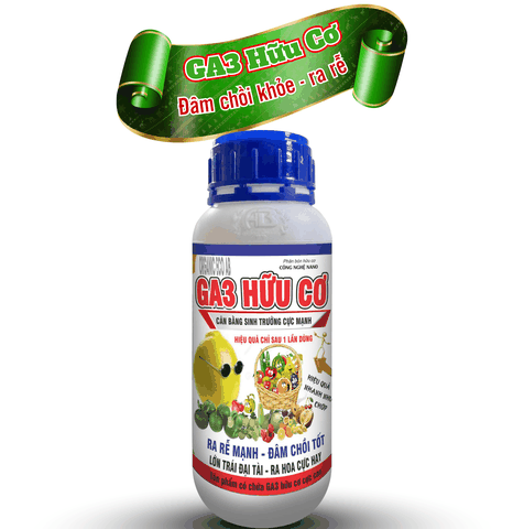 GA3 Hữu Cơ (Organic Eco AB) – Ra Rễ Mạnh, Đâm Chồi Tốt, Lớn Trái