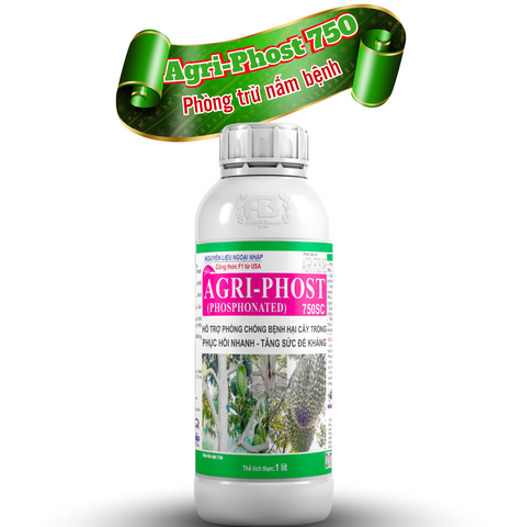 Agri-Phost (Phosphonated) 750SC – Phân Bón Lá Hỗn Hợp PK Hoạt Chất Phosphonate, Hỗ Trợ Ra Rễ, Phục Hồi Cây, Tăng Sức Đề Kháng