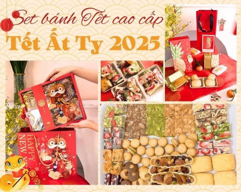Các set bánh Tết Ất Tỵ 2025 nhà Shire