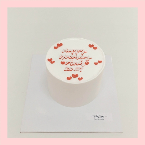 Bánh mini tình yêu/trái tim  - Bánh kem bơ mini 10-12cm