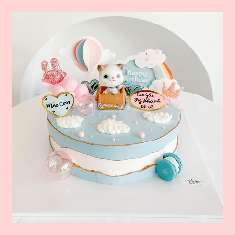 Bánh kem tuổi mẹo/con mèo - Bánh sinh nhật trẻ em