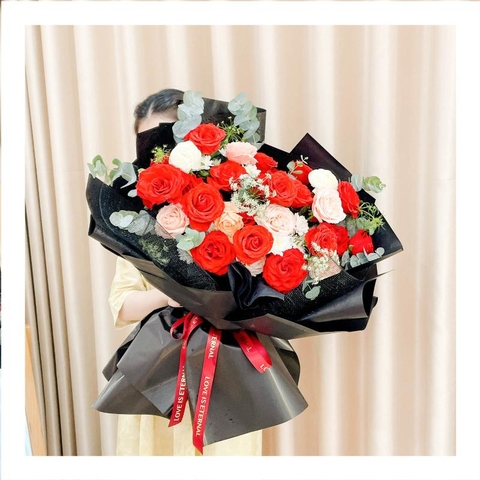 Bó hoa tươi tặng sếp nam