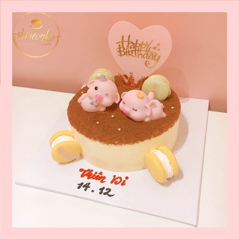 Tiramisu mẫu cho các bé- Bánh kem tiramisu dạng ổ cho trẻ em