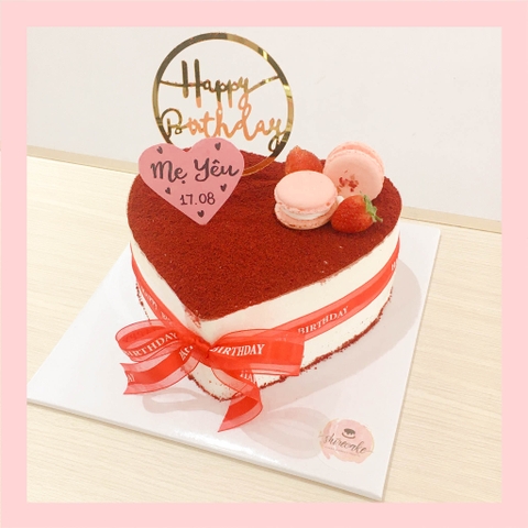 Tiramisu trái tim - Bánh kem tiramisu dạng ổ