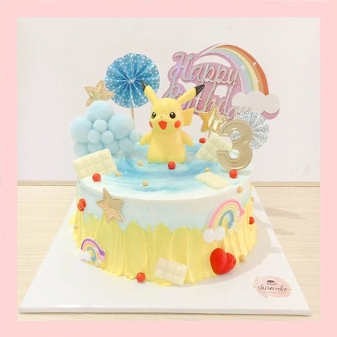 Bánh kem Minion/Tom&Jerry/Pikachu/Đội chó cứu hộ - Bánh sinh nhật trẻ em