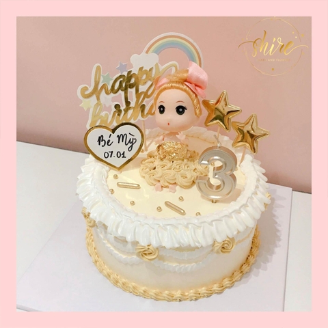 Bánh kem búp bê - Bánh sinh nhật bé gái