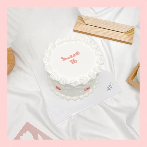 Bánh mini style Hàn Quốc -  Bánh kem bơ mini 10-12cm Korean style