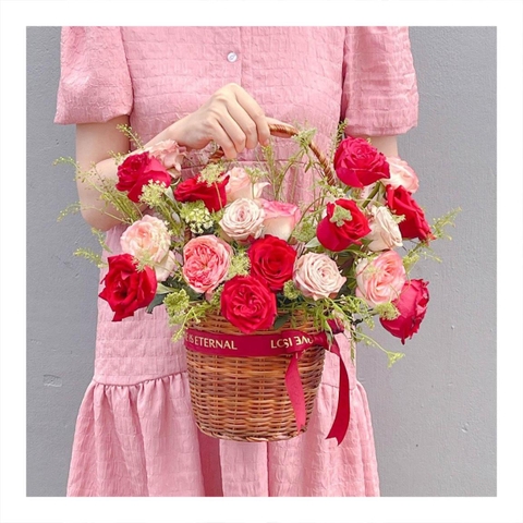 Giỏ hoa tươi mừng sinh nhật