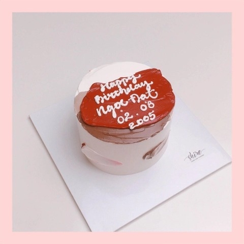 Bánh mini style Hàn Quốc -  Bánh kem bơ mini 10-12cm Korean style