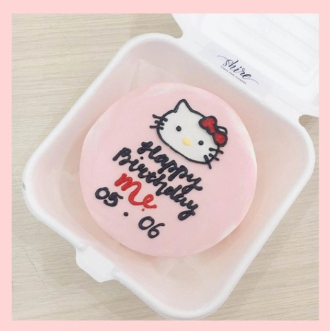Mini Bento hình mèo dễ thương - Bánh kem bơ mini hộp bã mía