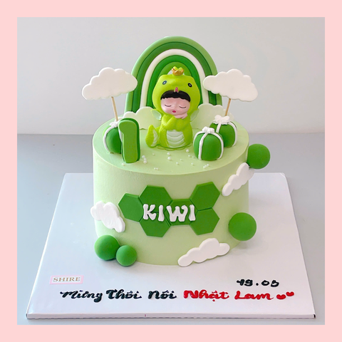Bánh kem tuổi tỵ/con rắn - Bánh sinh nhật trẻ em