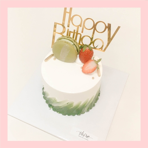 Bánh mini trang trí macaron- Bánh kem bơ mini 10-12cm