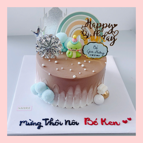 Bánh kem tuổi tỵ/con rắn - Bánh sinh nhật trẻ em