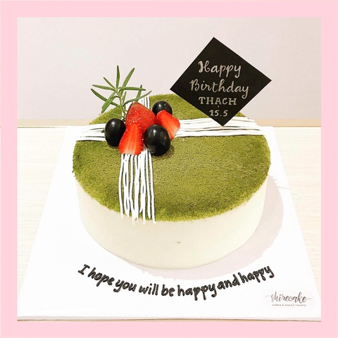 Tiramisu trà xanh  - Bánh kem tiramisu dạng ổ