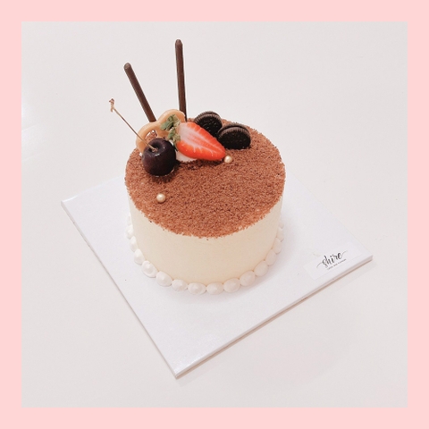 Tiramisu cỡ nhỏ 12-14cm - Bánh kem tiramisu dạng ổ