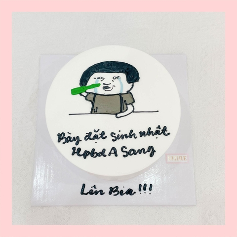 Bánh kem vẽ hình ngộ nghĩnh đáng yêu - Bánh kem sinh nhật