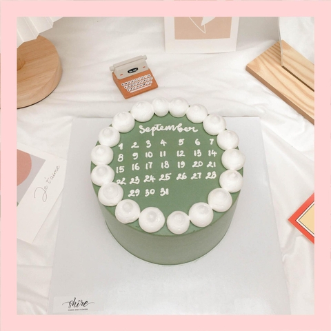 Bánh kem vẽ lịch - Bánh kem sinh nhật