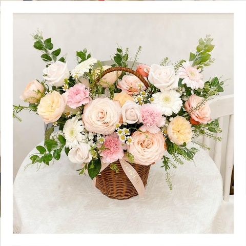 Giỏ hoa tươi mừng khai trương